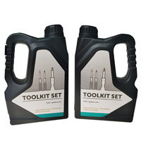 Ensemble d'outils multifonctionnels pour la maison, portable et personnalisable, 21 pièces, étui rigide en PP, acier au carbone, outils à main, cadeau promotionnel d'urgence pour la maison