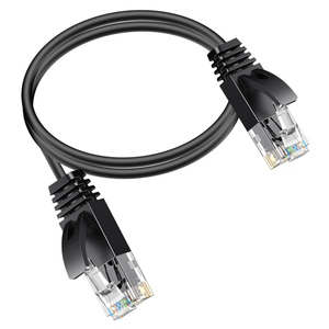 สายแลนอีเธอร์เน็ต UTP Cat6 ความเร็วสูง แบบกลมบางพิเศษ 32AWG ทองแดงแท้ หัว RJ45 สีดำ สีขาว ความยาว 1ม. 2ม. 3ม. 5ม. 10ม. 15ม. 20ม. 30ม. - Product Image 1