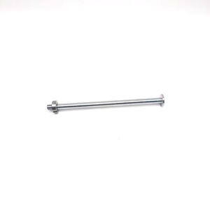 Pièces de réparation en métal pour moto : Axe central avec écrou pour axe de roue arrière / bras oscillant - Product Image 4