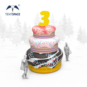 Werbung Infla tables Cake Model Logo für Dessert Festival Veranstalter Bäckerei Marken Event Planner Mall <span class=keywords><strong>Promotion</strong></span> Holiday Partie - Product Image 5