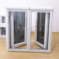 Fenêtre à battant en PVC sur mesure, coupe-vent, haute transmission lumineuse, isolation thermique, double vitrage trempé, extérieur, cuisine, énergie