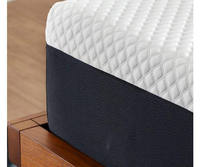 Matelas en mousse à mémoire de forme en gel de luxe de 12 pouces, grand format, matelas parfait pour dormir, emballage en boîte
