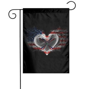 Bandera de Jardín de Asiria y América, 12x18 Pulgadas, Doble Cara, Colores Vivos, Resistente a la Decoloración, para Decoraciones Festivas en Exteriores - Product Image 2