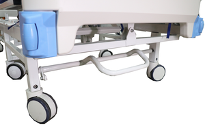 Lits <span class=keywords><strong>de</strong></span> <span class=keywords><strong>soins</strong></span> <span class=keywords><strong>médicaux</strong></span> manuels à double manivelle Mobilier d'hôpital multifonctionnel en métal Équipement pour hôpitaux - Product Image 6