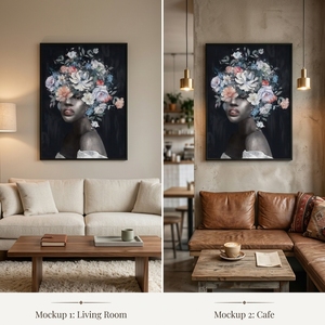 Wholesale Black Modern Eco-friendly Portrait DIY Digital Oil Acrylic Paint <strong>Arida</strong> Pigment Canvas Frame Option for Adults Home - Product Image 3