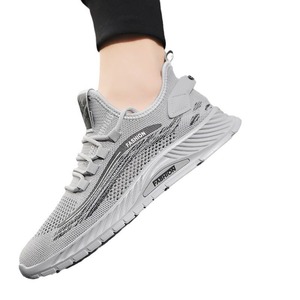 Calzado Deportivo Casual de Invierno con Diseño de Malla Transpirable y Cierre de Cordones para Ejercicio - Product Image 4