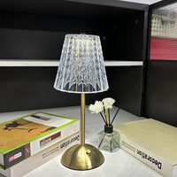 Lampe de table tactile sans fil rechargeable de haute qualité, durable, portable, lampe de bureau LED, décoration de centre de table pour mariage