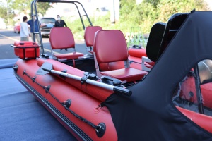 Yate Deportivo Inflable Zodiac ASD-360 380, Bote Rígido de PVC con Toldo para Pesca, Bote Plegable de 1.2 mm con Asiento - Product Image 3