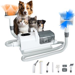 Tất Cả Trong 1 Điện Pet Chải Chuốt Kit Cao-Hút Máy Hút Bụi Tóc Tông Đơ Cắt Con Chó Mèo Máy Sấy Thuận Tiện Cho Lông Bạn Bè - Product Image 4