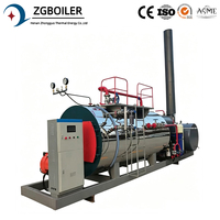 Pemanasan Cepat Perawatan Mudah Umur Pakai Panjang Boiler Uap Berbahan Bakar Minyak/Gas 0.5-20ton/jam untuk Vulkanisasi Karet