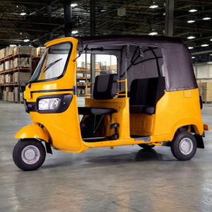 Achetez un tricycle électrique 2026 à carrosserie ouverte, un rickshaw commercial à 3 roues, un taxi pour utilisation sur les routes montagneuses rurales, 4 passagers, 80 km/h - Product Image 1