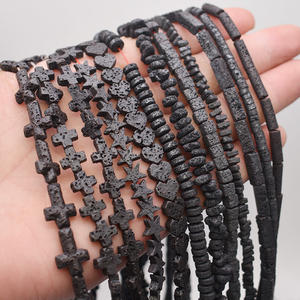 Бусины из черной лавы, 8 мм - Product Image 6