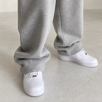 Ensemble survêtement personnalisé OEM : Sweat à capuche et pantalon de jogging épais, uni, oversize, en coton, coupe large pour homme