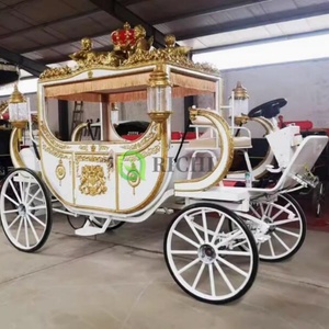 Carrozza principessa elettrica decorazione di nozze all'aperto di natale carrozza reale carrozza reale Design portabicchieri da tavolo - Product Image 6