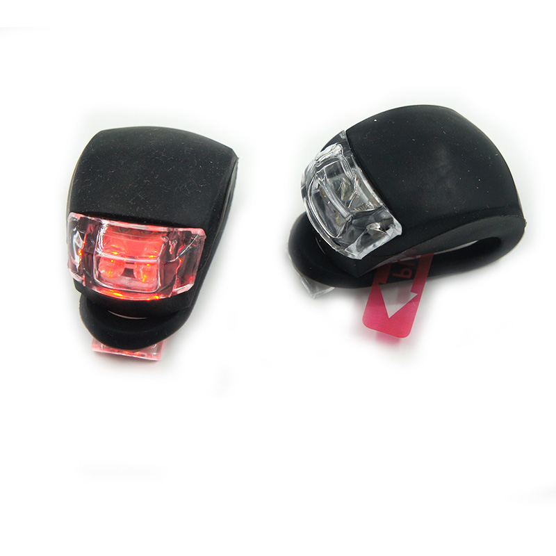 Водонепроницаемый силиконовый велосипедный фонарь, светодиодный силиконовый фонарь и задний фонарь, фонари для горного велосипеда