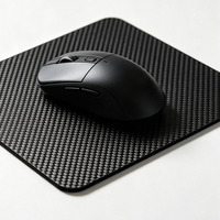 Tapis de souris en fibre de carbone véritable, petit format, carbone sec, pour bureau, jeux, ordinateur portable, PC, joueurs, employés de bureau, certifié EU CE RoHS