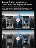 Pantalla Vertical estilo Tesla para Ford Mondeo 2013-2017 Android 13 FM AM REPRODUCTOR DE Radio unidad principal Multimedia estéreo de coche