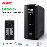 APC Back UPS Pro Line UPS Interactive 550VA 330W avec prises AVR Green Power Saving et conception de batterie remplaçable par l'utilisateur
