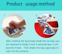 /Nouveau produit carré à usage unique compresse froide instantanée, pack de glace instantanée