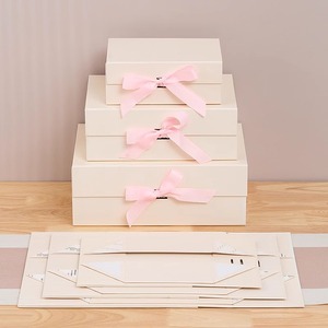 Caja de Regalo para Pasteles con Cierre Magnético Autoblocante, Materiales Reciclados Gruesos, Múltiples Colores, Tapas Abatibles, Cinta, San Valentín - Product Image 5