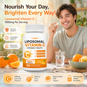 Complément Alimentaire Personnalisé à Forte Teneur en Acide Ascorbique Liposomal 1000mg, Comprimés de Vitamine C pour Améliorer l'Immunité, 60 unités - Meilleures Ventes - Product Image 3