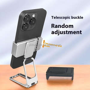 Soporte Metálico para Teléfono Móvil con Clip Trasero, Ligero, Portátil, Plegable, para Escritorio - Product Image 2