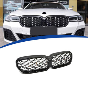 Rejilla Delantera para BMW Serie 5 G30, Edición Meteor, Negra, ABS, Pieza de Repuesto - Product Image 1