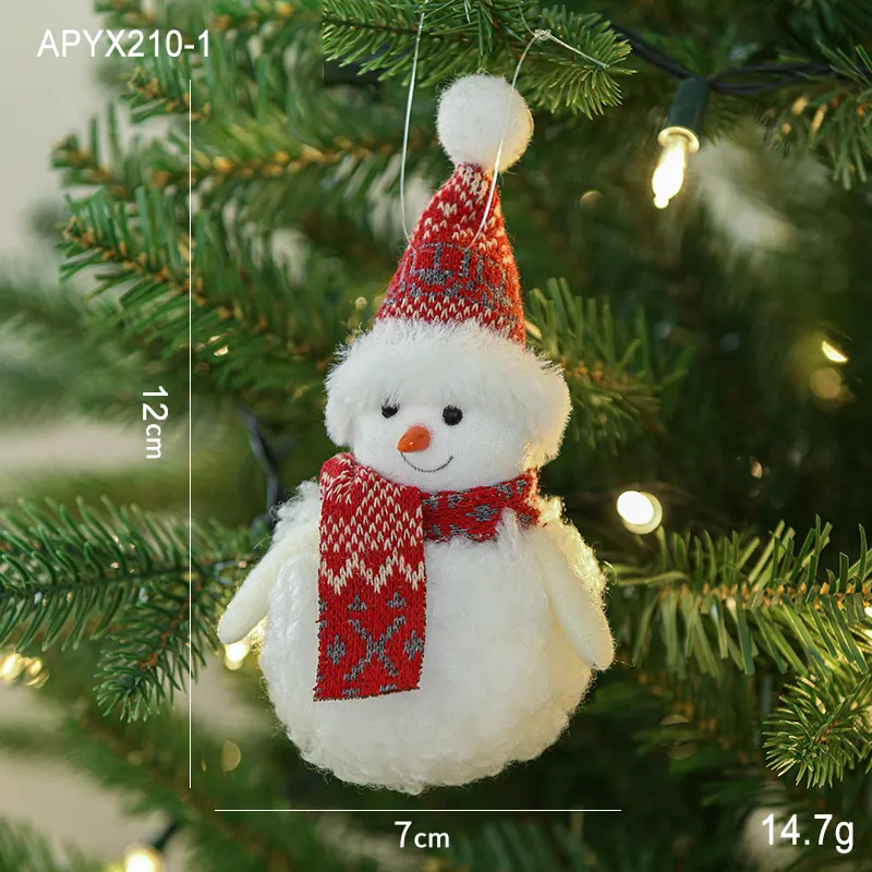 Kerstversiering Kerstboom Hangende Elanden Pop Sneeuwpop Santa Claus Voor Thuis Elanden Kerstversieringen Kerstboom Decor Natal Geschenken