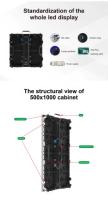 Écran LED géant d'affichage vidéo publicitaire étanche P3.91 couleur pleine pour location de scène de concert en extérieur 7680Hz