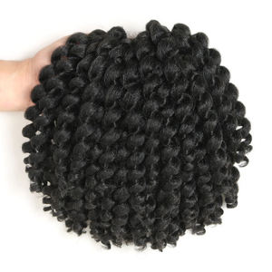 Extensions de cheveux bouclés <span class=keywords><strong>au</strong></span> <span class=keywords><strong>crochet</strong></span> pour tresses Wand Curl, coiffures <span class=keywords><strong>au</strong></span> <span class=keywords><strong>crochet</strong></span> avec cheveux bouclés - Product Image 4