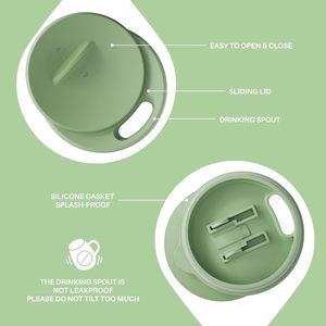 Gobelet isotherme moderne en acier inoxydable à double paroi de 300 ml avec couvercle anti-fuite, sans BPA, isolation thermique 12-24 heures pour café - Product Image 3