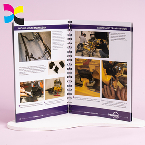 Livre à couverture souple Wire-O, impression personnalisée, livre couleur, reliure spirale double fil, haute qualité, directement de l'usine - Product Image 2