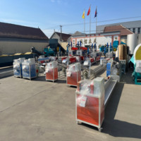 Machine de granulation de plastique recyclé pour films LDPE, LLDPE, PP, PE, sacs tissés, bouteilles, déchets, CE, EPS, PA, PPR, moteur monophasé, 10 tonnes