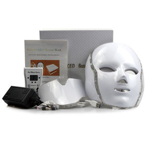 Masque facial portable LED 7 couleurs étanche pour photothérapie, écran tactile, raffermissement de la peau, soin anti-acné, appareil de beauté - Product Image 6
