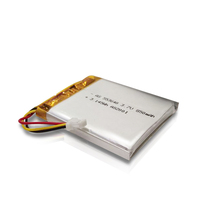 Baterai Lithium Ion Pouch 3.7v 850mah Bersertifikasi UL2054/CB/UN38.3 untuk Speaker Nirkabel