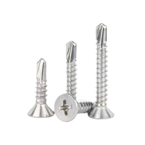 Hongting 410 Stainless Steel Phillips <b>Head</b> Self Drilling <b>Screw</b> M4.2 M4.8 Flat Countersunk Tapping <b>Screws</b> - Product Image 2