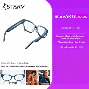 Lunettes AR Intelligentes avec IA, Contrôle Tactile et Boutons, Guide d'Ondes Lumineuses Pleine Couleur, Traduction <span class=keywords><strong>en</strong></span> Temps Réel, Navigation HUD et Commande Vocale - Product Image 4