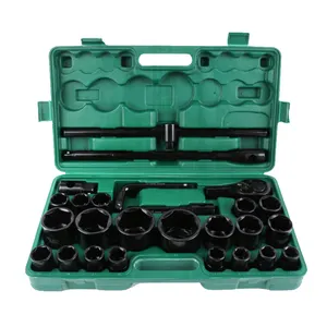 Hot Sale 3/4 inch Drive Heavy Duty Impact Socket Wrench Socket Set Hexagon Wrench for Auto Car Repair Tools