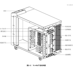 Eaton 93PR/93E 20KS UPS Trifásico en Línea 380V Protección de Energía para Servidores de Centros de Datos - Product Image 5