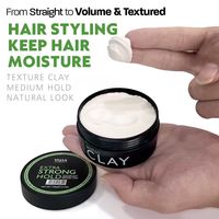 Tout nouveau Gel de cire de coiffure pour hommes à tenue forte Dreadlocks mats Volume Texture cires d'argile pour cheveux frisés et secs