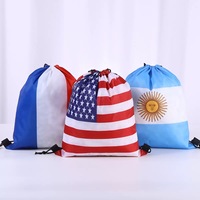 Sac de sport en polyester 210D personnalisé pour événements nationaux de football 2026, idéal pour la gym, les activités de plein air, les souvenirs des supporters et les voyages