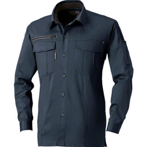 Uniforme de travail Design chemise de travail bleue <span class=keywords><strong>Blouse</strong></span> pour mécaniciens - Product Image 2