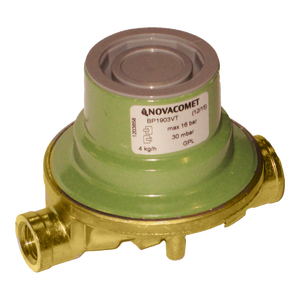 Regolatore di Pressione Gas a Bassa Pressione BP18903VT per GPL, Propano, Acetilene, Gas Naturale, Realizzato in Ottone, Kg/h 4 - Product Image 1
