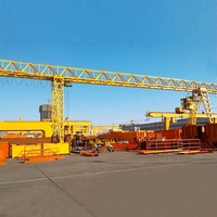 Grue à portique de type A de 10 tonnes et 20 tonnes pour l'extérieur avec moteur, boîte de vitesses, treuil à engrenages, chariot, câble métallique, poutre simple