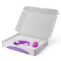 Boîte en carton ondulé violette vierge en gros, personnalisable, pour l'expédition et une expérience d'ouverture de colis de luxe pour le e-commerce