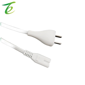 Câble d'alimentation en cuivre pur blanc à huit brins standard national Millet 0,75 mm² PVC pour fer à friser et lampe de bureau - Product Image 1