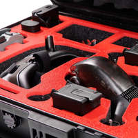 Inserts en mousse EVA personnalisés pour drone DJI, étanches, antichocs, anti-poussière, chariot à cadre en aluminium pour la protection des outils en extérieur