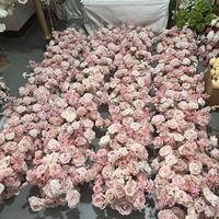IFG Bloemendesign Benodigdheden Prachtige 2,4m lange roze bloemenloper voor bruiloft, huis, kantoor, hotel, wanddecoratie