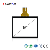 Écran tactile capacitif TouchKit 19 avec contrôleur et câble USB et IIC