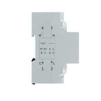 Compteur d'énergie électrique monophasé 2P sur rail, communication à distance RS485, MODBUS-RTU, multifonction, écran LCD, mesure de tension et de courant, précision 0,01